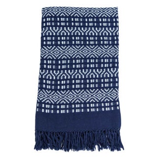 Mexican Navy Blue Blanket For Sale
