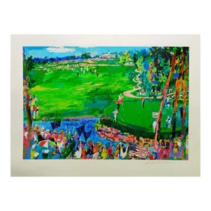 LeRoy Neiman Ryder Cup Valhalla Hand Signed Le Serigraph Art Golf Unframed