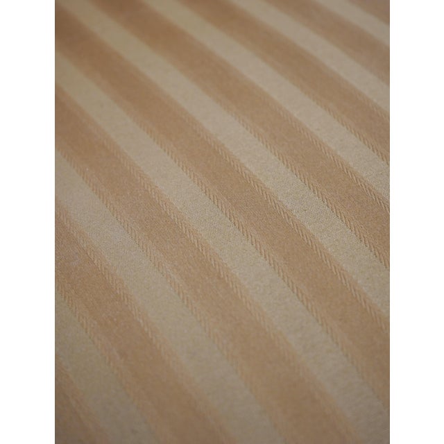 Pair of Upholstered Skirted Parsons Host High Back Chairs For Sale - Image 16 of 18