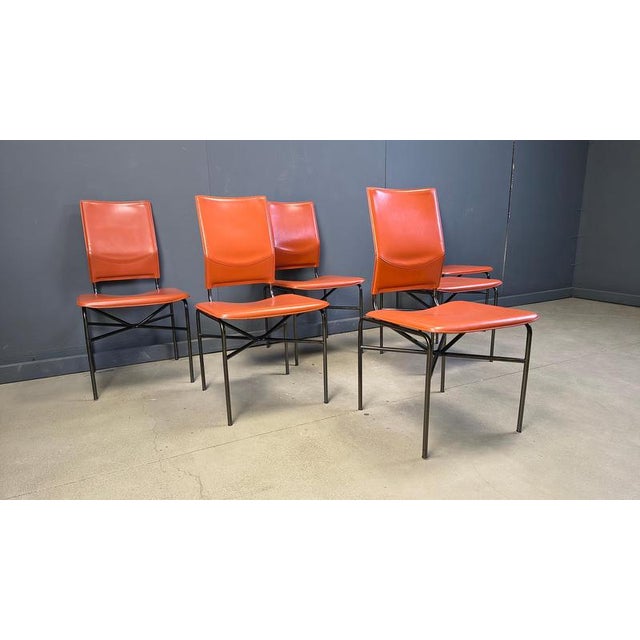 Dining Chairs by Ross Littel for Matteo Grassi, 1970s, Set of 6 For Sale - Image 10 of 17
