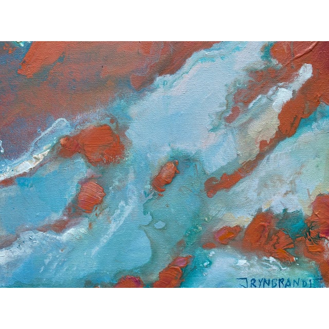 “Estuaries No. 02” Original Acrylic on Canvas 18x24” For Sale - Image 4 of 6