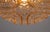 1960s Roiund 3D Amber Glass Flush Mount Lamp by Limburg, Germany, 1960s For Sale - Image 5 of 15