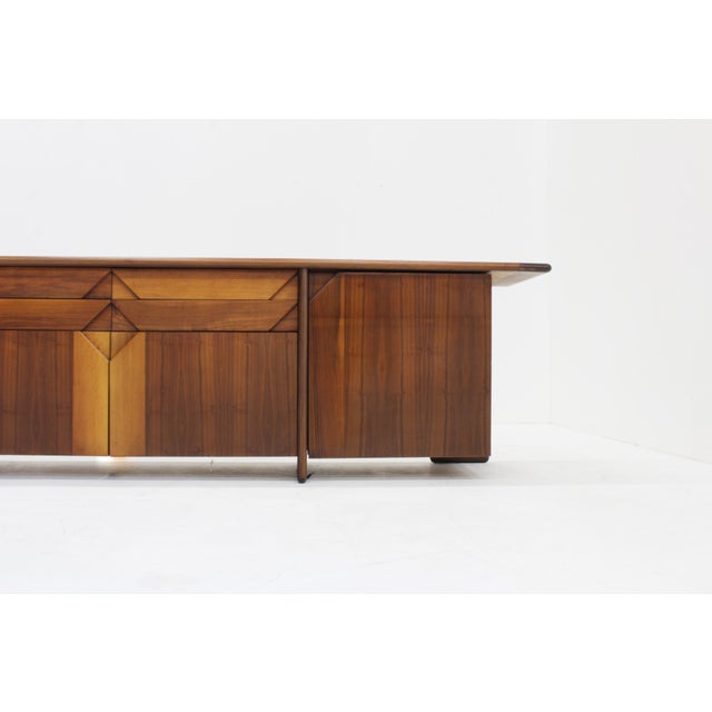 Wood Vintage Sideboard by Tittina Ammannati & Vitelli Giampiero for Catalano, 1960s For Sale - Image 7 of 13