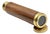 Vintage Telescope in Bronze and Wood, Italy, Early 20th Century For Sale