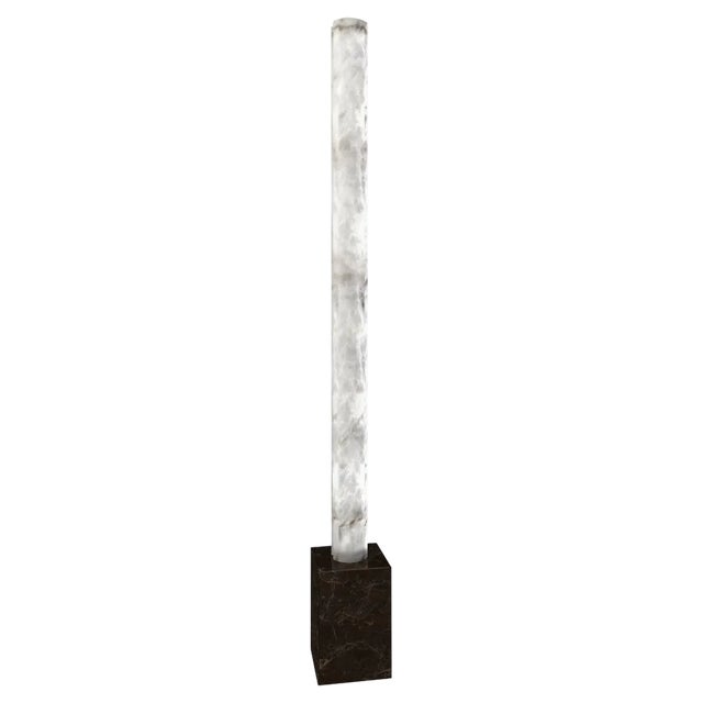 Zeus Emperador Marble Floor Lamp by Alabastro Italiano For Sale