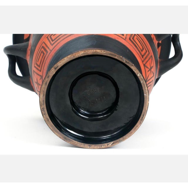 Black 19th Century Grand Tour Style Ancient Greek Urn Copy For Sale - Image 8 of 10