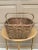 Antique Early 20th Century American Splint Oak Gathering Basket For Sale - Image 9 of 10