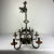 Early 20th Century French Wrought Iron Chandelier For Sale - Image 4 of 9