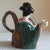 Japanese Vintage Fitz & Floyd Kyoto Festival Porcelain “Geisha” Teapot For Sale - Image 3 of 13