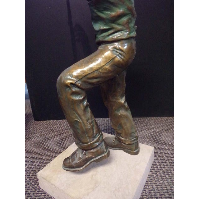 Don Hunt "Paderewski" Boy Bronze Sculpture Hand Signed For Sale In Denver - Image 6 of 11