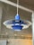 Vintage Blue Viola Pendant Lamp from Jeka, 1970s For Sale - Image 11 of 11