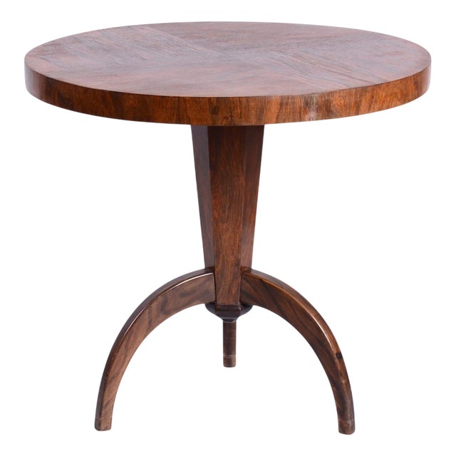 Small Art Deco Oak Table, France, 1920s For Sale