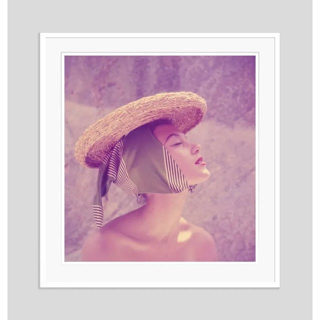 Girl In A Hat 1951 1951 by Toni Frissell Fashion shoot featuring sun hats, 1951 Antoinette Frissell Bacon (March 10, 1907...