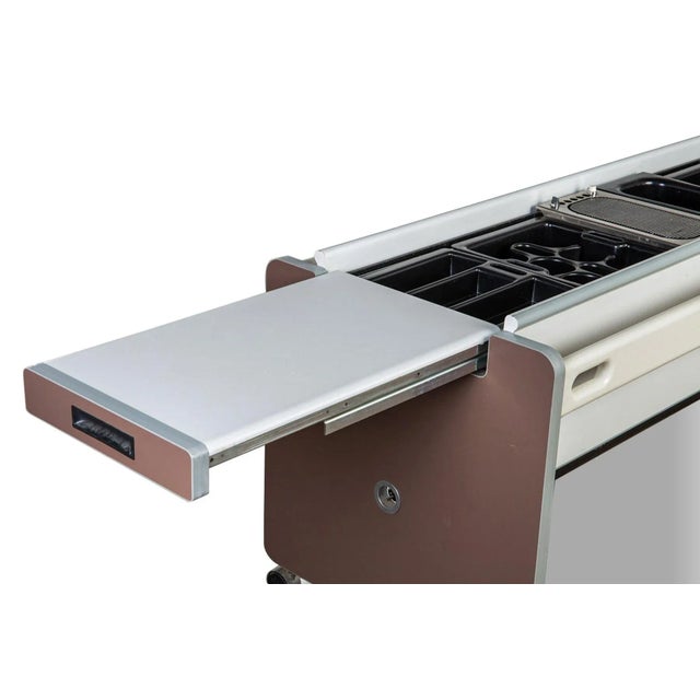 Mid-Century Modern 1970s Dining Trolley by Jo Colombo for Rosenthal For Sale - Image 3 of 12