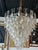 Transparent Vintage Murano Mazzega Chandelier by Carlo Nason, Brass & Glass, Italy, 1960s For Sale - Image 8 of 12