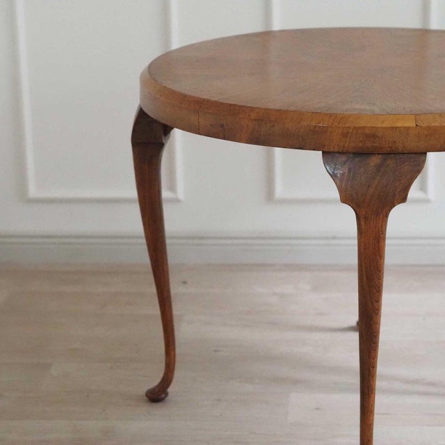 Wood Brown Sofa Table, 1930s For Sale - Image 7 of 10
