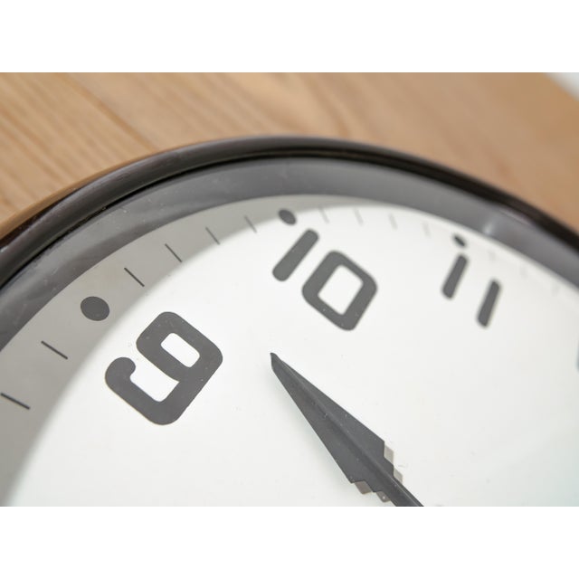 Factory Wall Clock from Gents of Leicester for Gledhill-Brook, Halifax, 1950s For Sale - Image 10 of 16