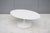 Mid-Century Modern Eero Saarinen Style 42" Oval White Tulip Coffee Table For Sale - Image 13 of 18