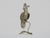 Silver Plated Bronze Cockatoo or Parrot Sculpture, 1950s For Sale - Image 10 of 10