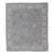 All Over Modern Floral Oushak With a Light Blue-Gray Field and Border With Color For Sale