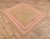 Pink Border Rectangle Jute Handmade Rug 8' X 10' For Sale - Image 4 of 11