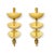 Stone 1940s Alabaster Sconces 3 Tiers - Pair For Sale - Image 7 of 8