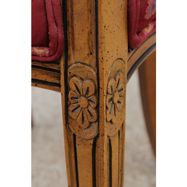 Vintage Mahogany Federal Style Spiderback Armchair For Sale - Image 14 of 16