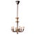 Art Deco Italian Brass 6-Lights Chandelier attributed to Gio Ponti for Lanci, 1930s For Sale - Image 14 of 14