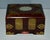 Asian Vintage Asian Wooden Jewerly Box W/Brass Fittings and Satin Interior For Sale - Image 3 of 13