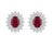 GEMSTONE DETAILS DIAMOND WEIGHT: 1.93 CTS RUBY WEIGHT: 2.44 CTS 18K GOLD NET WEIGHT: 5.17 GRAMS GROSS WEIGHT: 6.07 GRAMS...