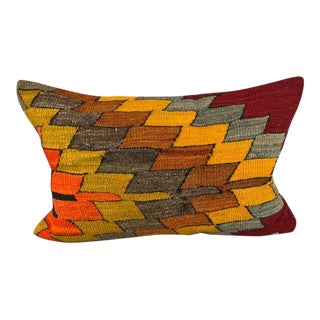 16 x 24 Kilim Pillow Turkish Ottoman Odyssey Pillow Cushion Cover For Sale