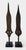 Early 20th Century Pair of African Hand-Forged Iron Spearheads on Custom Stands For Sale In West Palm - Image 6 of 12