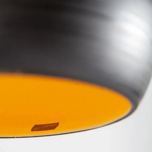 Ceramic Vintage Pendant Lamp by Cari Zalloni for Steuler, Germany, 1960s For Sale - Image 7 of 10