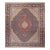Antique Tabriz Mahi Rug, Hand-Knotted Wool & Silk, Herati Geometric Pattern, 10x13 For Sale