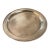 Large Handmade Round Pewter Platter by Match 1995 For Sale