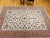 Vintage Persian Tabriz Rug, Hand-Knotted Wool & Silk, Allover Floral Pattern, Ivory & Pale Red, 7x10 For Sale - Image 11 of 18