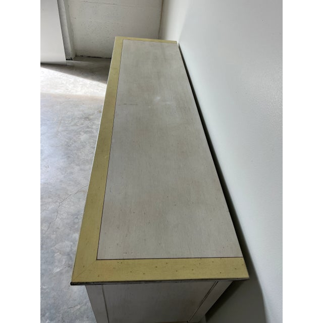 French Provincial John Widdicomb French Provincial Louis XVI - Style Nine Drawers Painted Dresser/Sold For Sale - Image 3 of 12