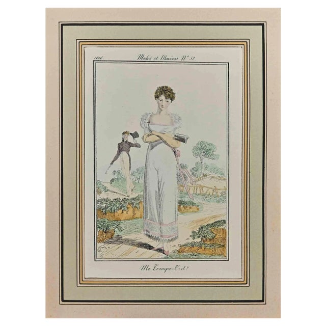 Philibert-Louis Debucourt, Ah Qu'il Fait Saud!, Original Etching, 1808 For Sale