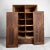 This small Japanese storage furniture is crafted from Paulownia wood. It features a drawer at the bottom and a storage...