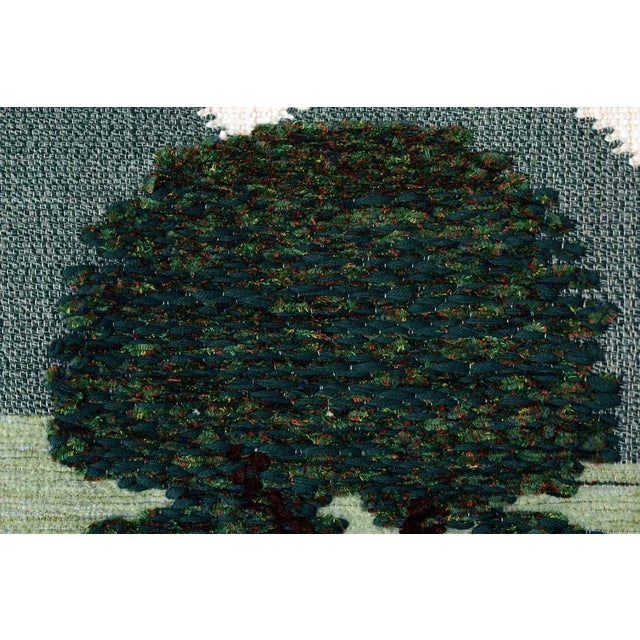Mid-Century Nature Scene Tapestry Wallhanging For Sale - Image 9 of 12