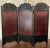 Vintage Tabletop Ebonized Wood & Inlaid Mother-of-Pearl Chinoiserie Folding Screen for Palm Beach Regency, British Colonial & Traditional Decor For Sale - Image 10 of 12