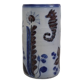 Mid-Century Ceramic Umbrella Stand from Tonalá, 1960s For Sale