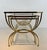 1940s Work in French Neoclassical style nesting tables with arcuate base For Sale - Image 4 of 12
