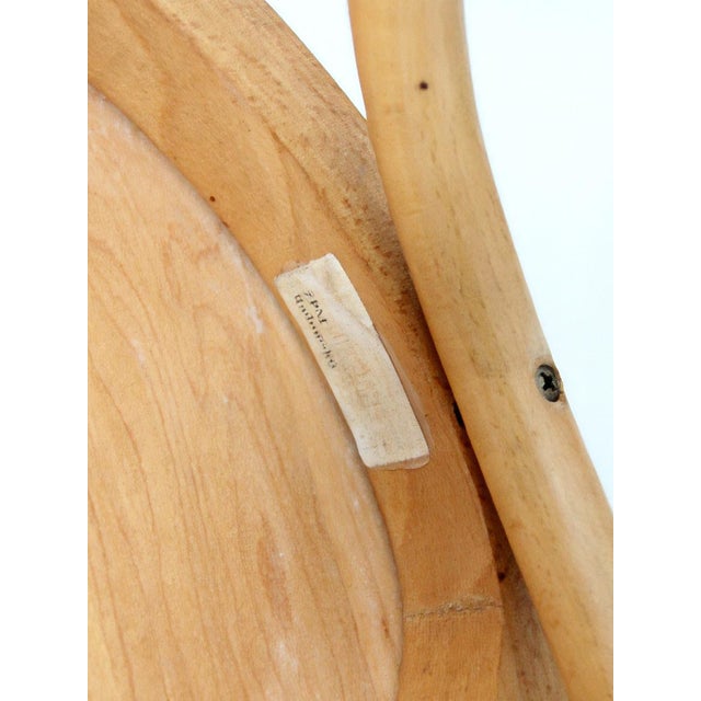 Vintage ZPM Radomsko Bentwood Cafe Chairs Pair For Sale - Image 14 of 17