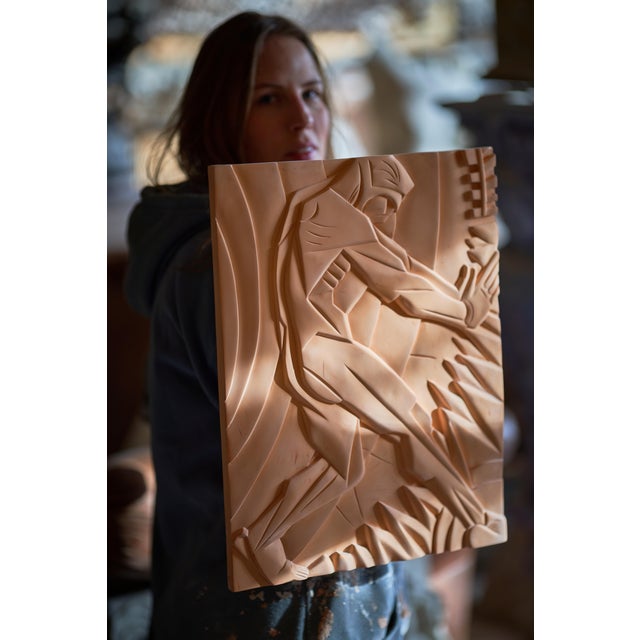 Art Deco Bas-Relief 'Courage' After Rene Paul Chambellan, Chanin Building Lobby New York City For Sale - Image 10 of 18