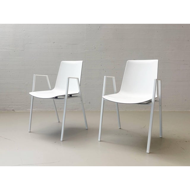 Black Model 6602 Nooi Row Chair by Neunzig for Wiesner-Hager, 2014 For Sale - Image 8 of 16