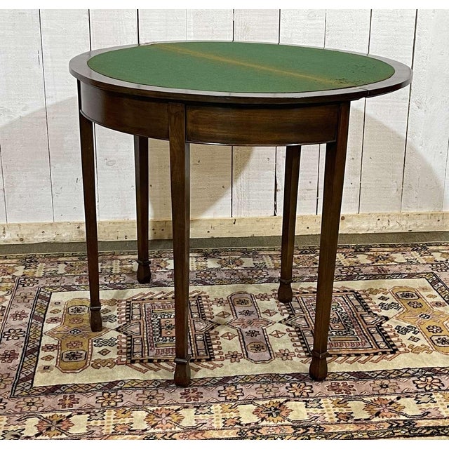 Early 20th Century English Mahogany Games Table For Sale - Image 12 of 16