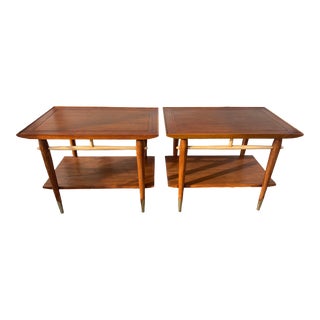 1950s Lane “Copenhagen” Mid Century Modern Side Tables - a Pair For Sale