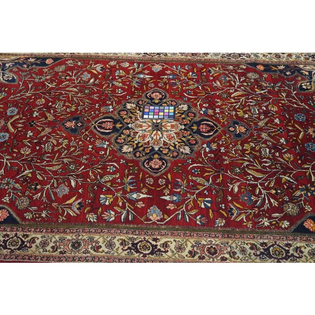 Textile Late 18th Century Antique Bidjar Rug 4'9'' x 7'2'' For Sale - Image 7 of 9