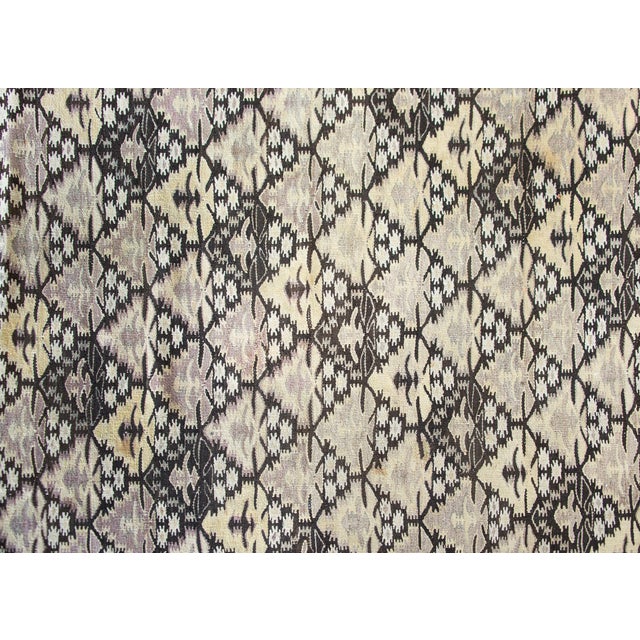 Early 20th Century Persian Qazvin Kilim Rug For Sale In Chicago - Image 6 of 12